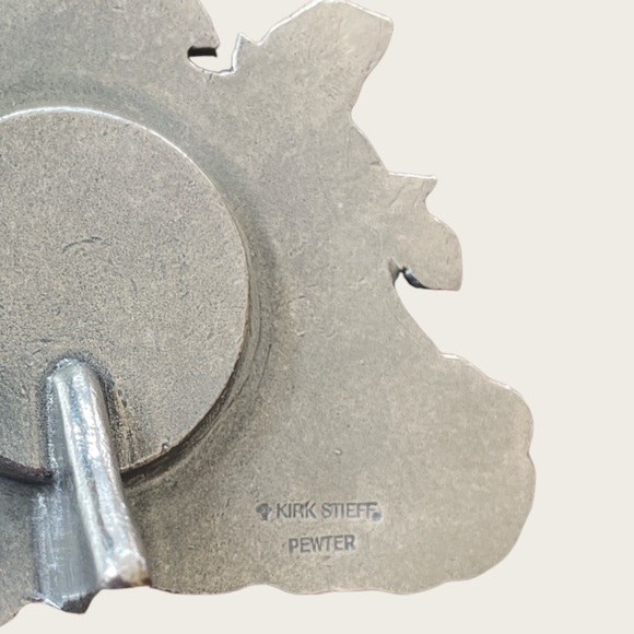 LENOX | Kirk Stieff Collection Mini Quartz Pewter Clock - Picture 4 of 13